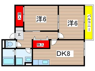 アメニティ－の物件間取画像